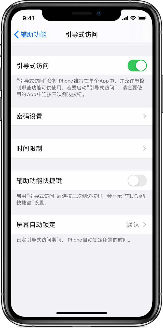 阜南苹果手机维修分享如何在 iPhone 上退出引导式访问 