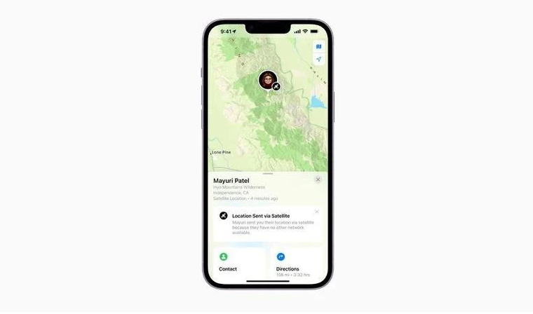 阜南苹果14维修分享iPhone14系列中 FindMy功能通过卫星分享位置方法教程 