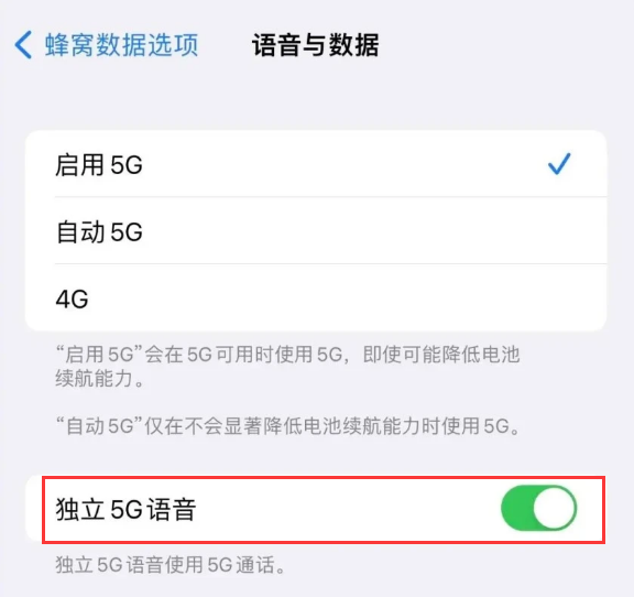 阜南苹果14维修分享iPhone 14 Pro如何开启VoNR 