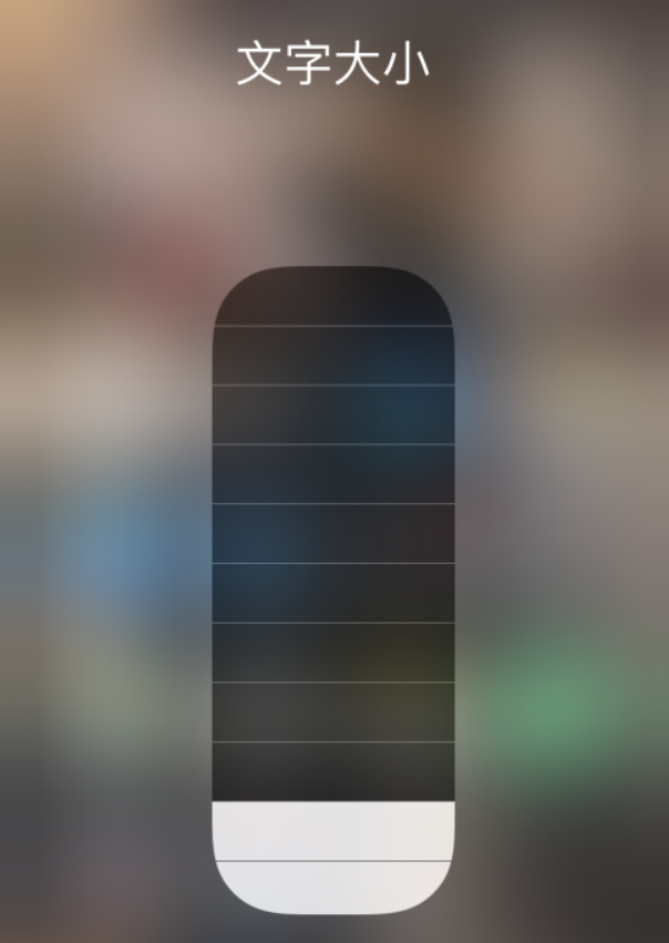 阜南苹果手机维修分享小技巧：在 iPhone 控制中心快速调节字体大小 
