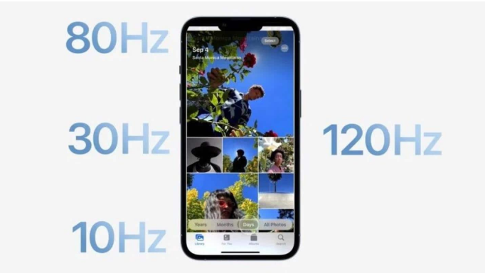 阜南苹果14维修分享iPhone 14有高刷吗 